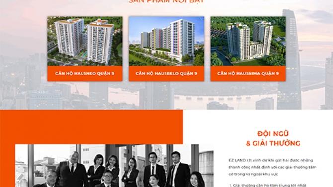 Thiết kế website Ezland