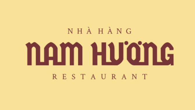 Thiết kế hệ thống nhận diện thương hiệu nh&agrave; h&agrave;ng Nam Hương