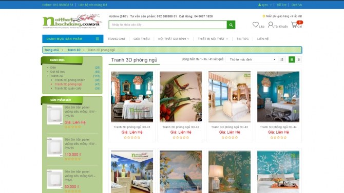 Website b&aacute;n đồ nội thất c&ocirc;ng ty Bạch Đằng