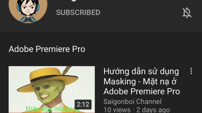 Video Editor - Youtuber : Saigonboi channel
