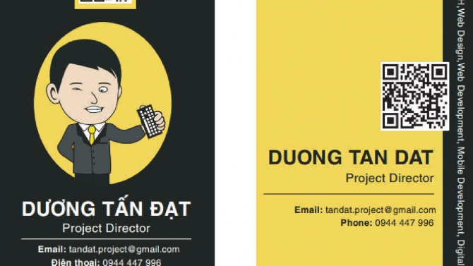 Name card v&agrave; nh&acirc;n vật