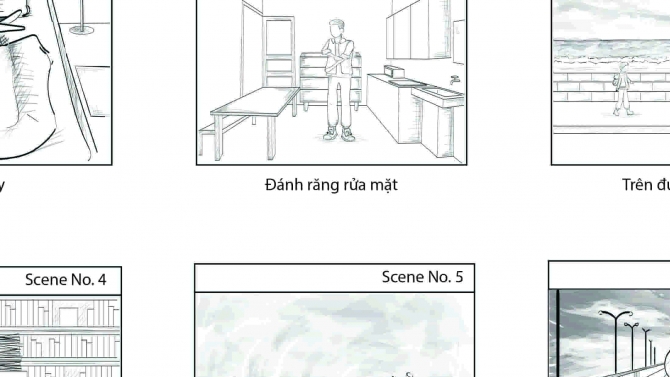 Storyboard Artist cho MV &Acirc;m nhạc của nghệ sĩ Vũ Đặng Quốc Việt