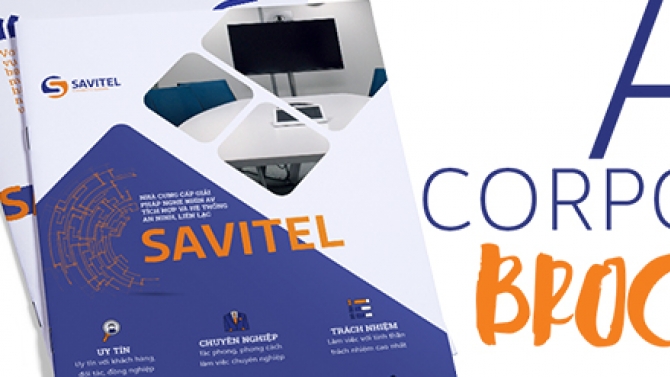 Thiết Kế Brochure C&ocirc;ng Ty Savitel