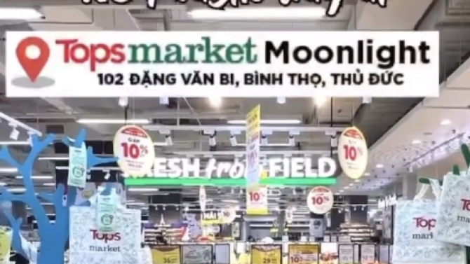 Video giới thiệu sự kiện No Plastic Day tại si&ecirc;u thị Tops Market