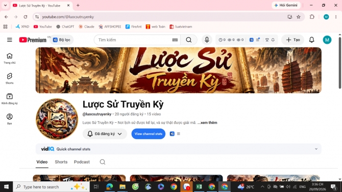 X&acirc;y k&ecirc;nh Youtube
