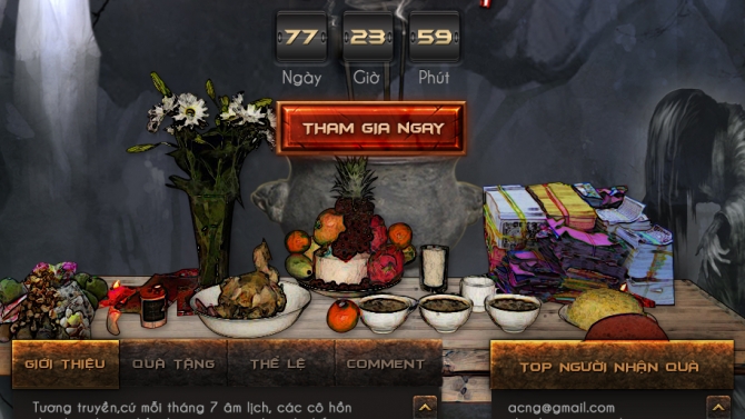 Thiết kế Landing Page game cho website