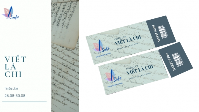 Poster v&agrave; v&eacute; triển l&atilde;m