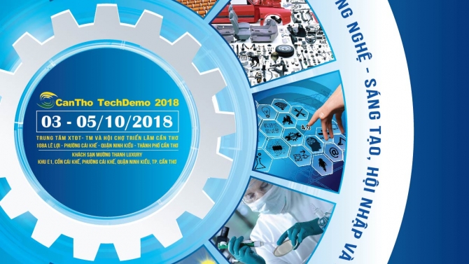 Thiết kế tờ gấp A4 Techdemo 2018