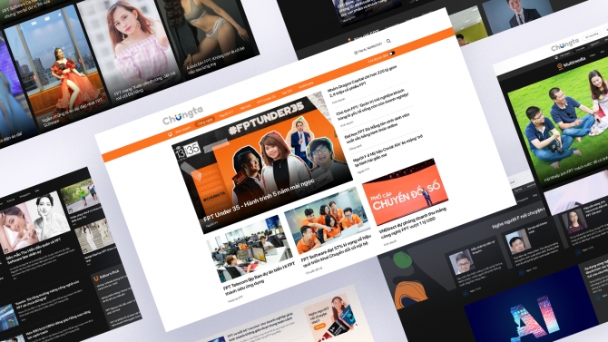 Thiết kế Website b&aacute;o ch&iacute; của tập đo&agrave;n FPT - Chungta.vn
