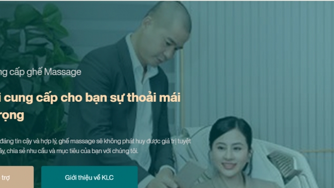 Web site b&aacute;n h&agrave;ng KLC