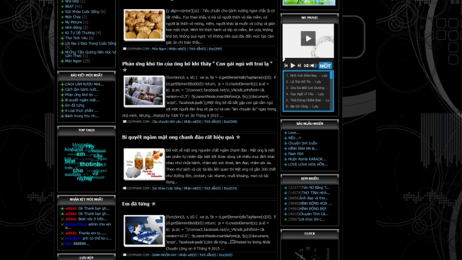 Thiết kế Website Blog c&aacute; nh&acirc;n LYLYPHAM.COM