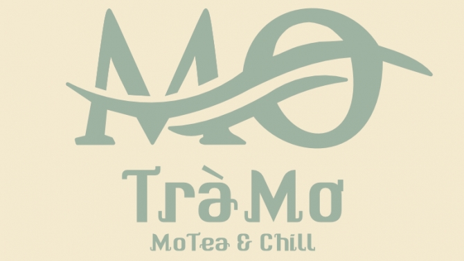 Thiết kế Nhận diện thương hiệu Tiệm Tr&agrave; Mơ (Mo Tea & Chill)