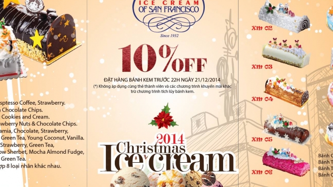 Thiết kế đồ hoạ hệ thống Kem Bud's Ice Cream Of San Francisco