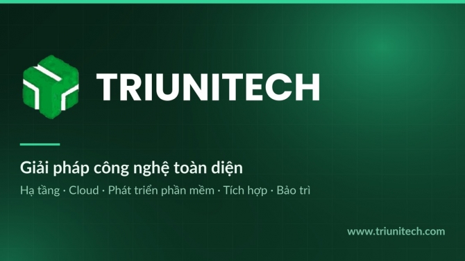 Website c&ocirc;ng ty TRIUNITECH &ndash; 3 ng&ocirc;n ngữ, 39 trang (tự thiết kế & x&acirc;y dựng)