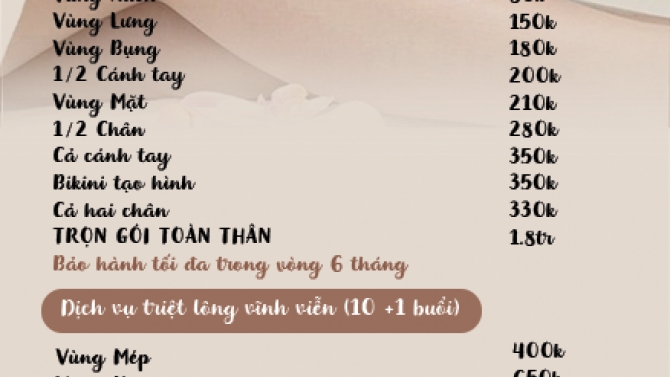 Thiết kế menu
