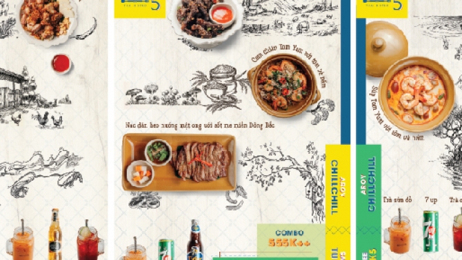 Thiế kế Menu Tuktuk