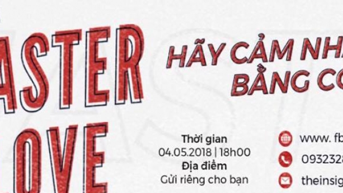 Sự kiện: Worlshop - BE A MASTER IN LOVE
