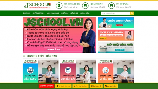 JSchool Nihongo - Trường Tiếng Nhật Từ Xa