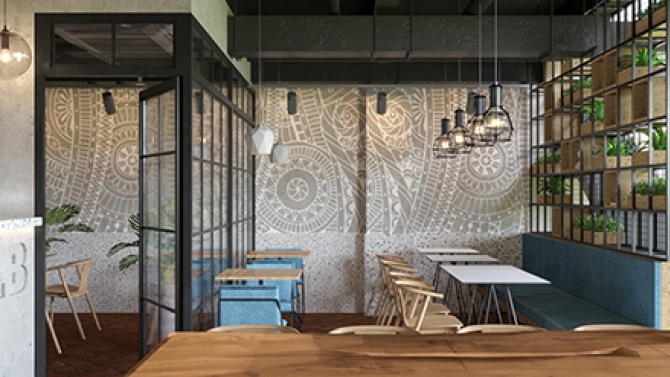 THIẾT KẾ QU&Aacute;N CAFE