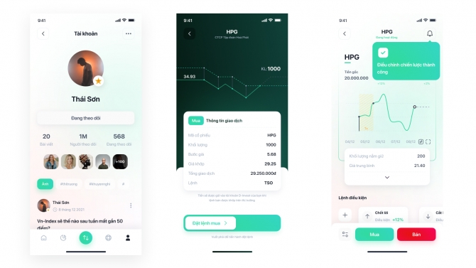 Thiết Kế Ứng Dụng Đầu Tư D-Invest