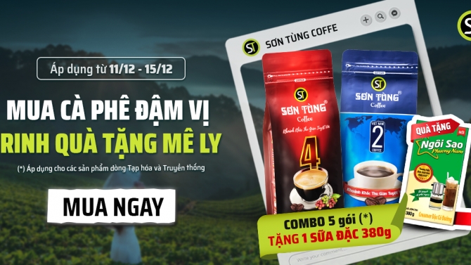 Banner s&agrave;n Thương mại Điện tử STCOFFEE