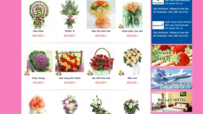 Website Điện hoa Đ&agrave; Lạt