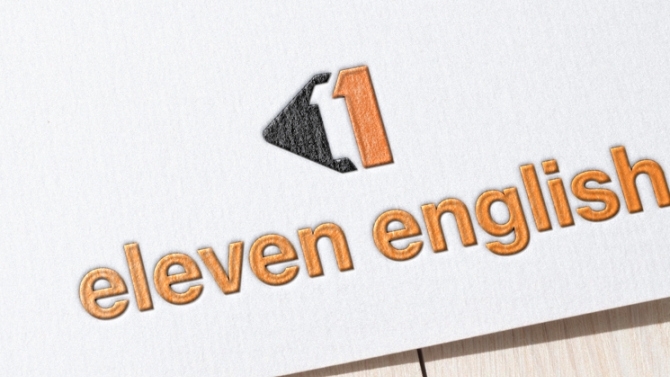 Thiết kế logo trung t&acirc;m tiếng anh Eleven English