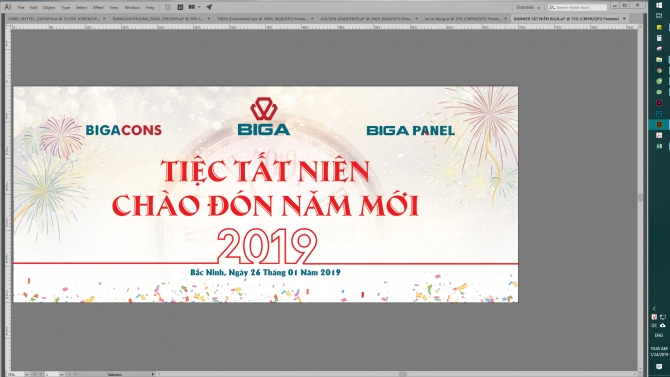 Thiết kế banner Tất ni&ecirc;n 2018