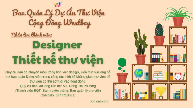 Thiết kế Poster - Thư viện cộng đồng