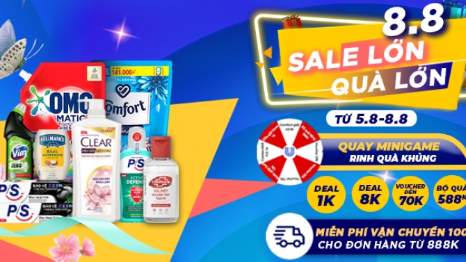 Banner Promotion Si&ecirc;u Sale 8.8
