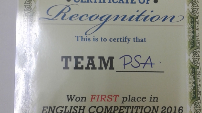 v&ocirc; địch HUMP english competition