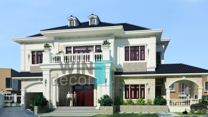 THIẾT KẾ KIẾN TR&Uacute;C NGOẠI THẤT - PHỐI CẢNH 3D