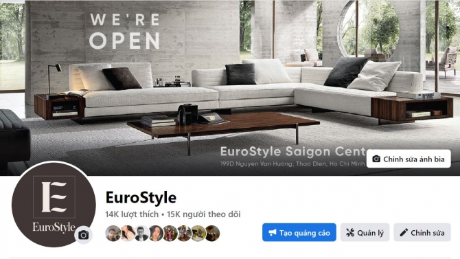 QUẢN L&Yacute; NỘI DUNG FANPAGE EUROSTYLE