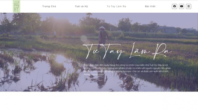 Website Dầu Gội Thảo Dược - Vườn Nh&agrave; Tuệ Hỷ