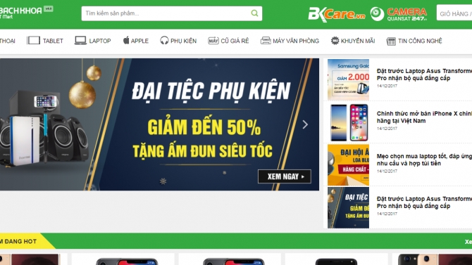 Thiết kế Website b&aacute;n h&agrave;ng