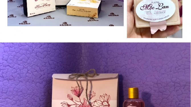 thiết kế bao b&igrave; x&agrave; b&ocirc;ng Ekoko