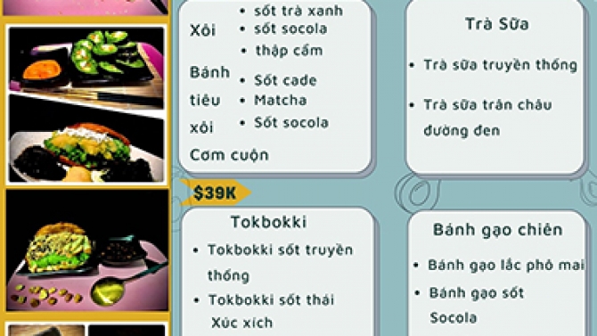Thiết kế menu