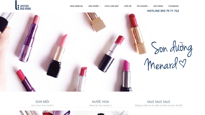 Thiết kế website L.N.M