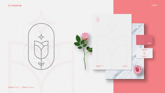 Vierosa - Logo & Brand design Ⓒ 2023