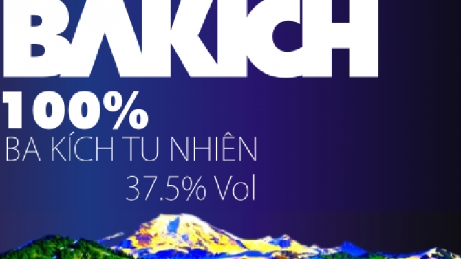 Rượu Ba K&iacute;ch - Thiết kế logo v&agrave; bộ nhận diện thương hiệu