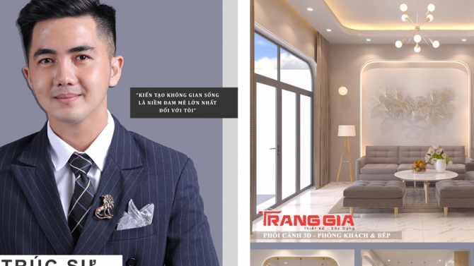 Thiết Kế Nội Thất - Nh&agrave; chị Kiều