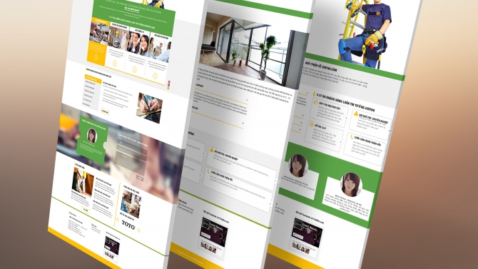Website cho c&ocirc;ng ty sửa chữa