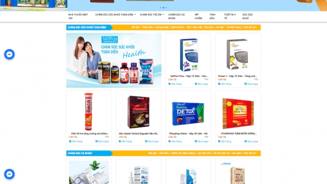 Website https://nhathuocmattay.com