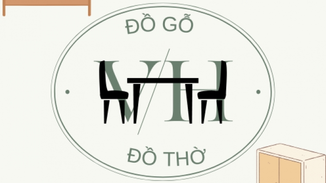 Logo cửa h&agrave;ng đồ gỗ