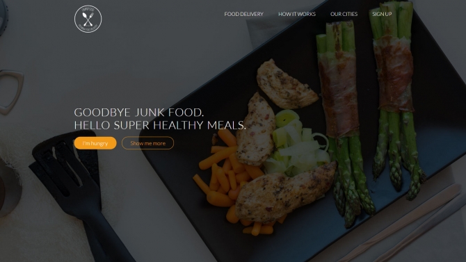 Thiết kế website cho Omnifood