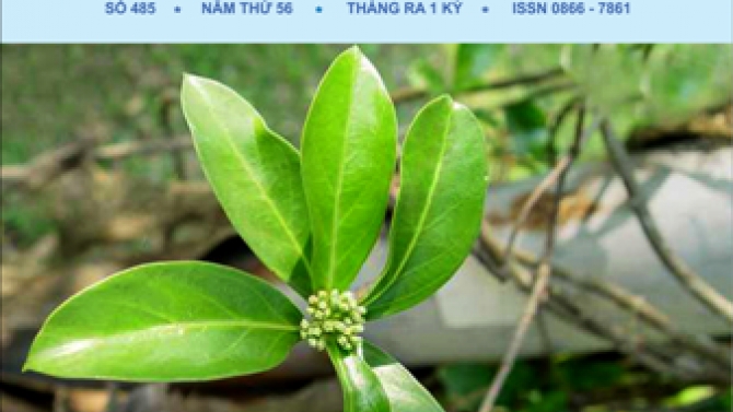 C&ocirc;ng tr&igrave;nh khoa học đăng tr&ecirc;n Tạp ch&iacute; Dược học