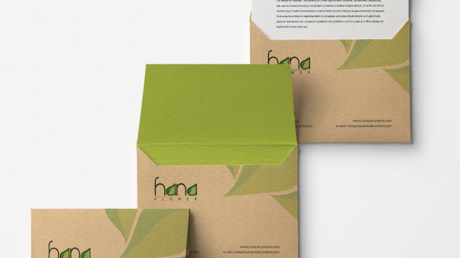 Thiết kế bộ nhận diện thương hiệu cty hoa Hana