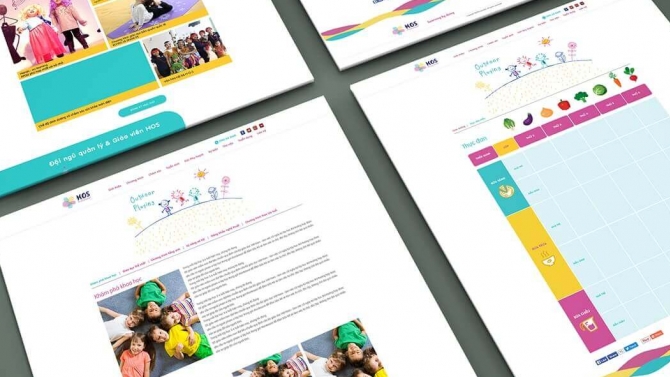 Website gi&aacute;o dục -demo