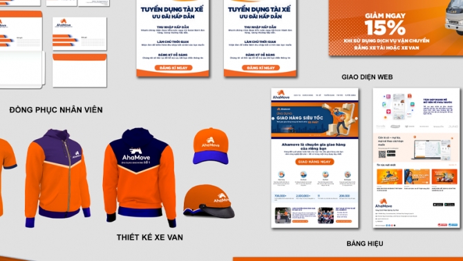 Ahamove Brand Identity