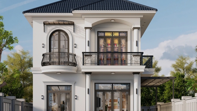 Thiết kế nh&agrave; Chị Hiền